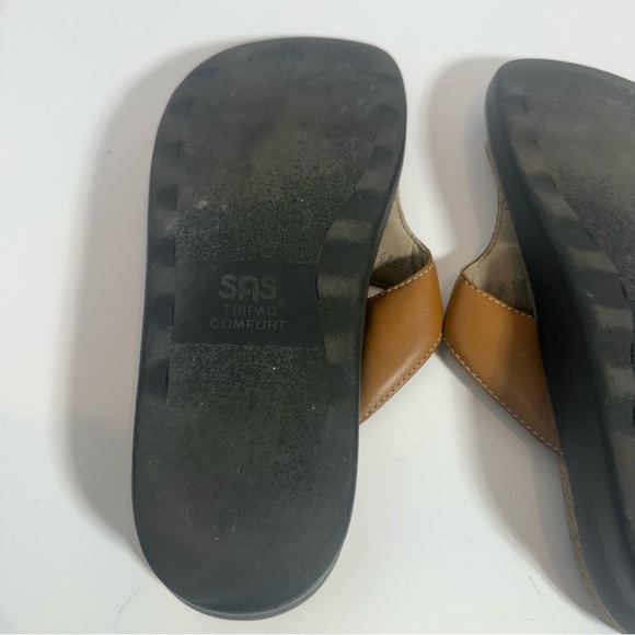 SAS Women’s Sanibel Caramel Brown Size 10.5 M Sandals Flip Flops - Picture 5 of 7